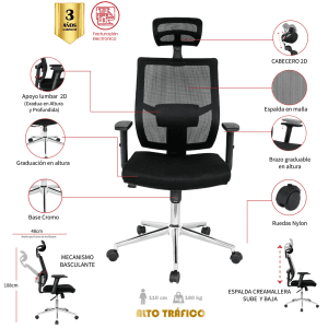 SILLA DE OFICINA POPAYAN PRESIDENTE