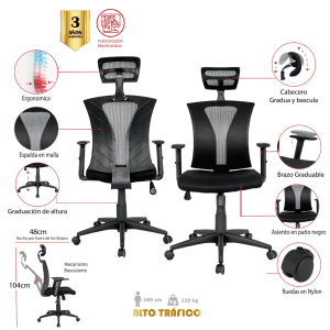 SILLA DE OFICINA PAUJIL PRESIDENTE