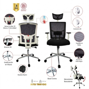 SILLA DE OFICINA SAN AGUSTIN PRESIDENTE