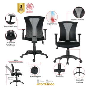SILLA DE OFICINA SOLANO GERENTE