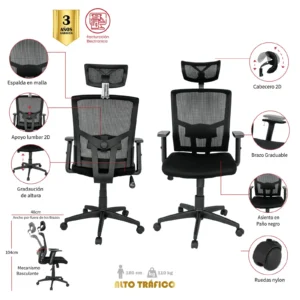 SILLA DE OFICINA PALMIRA PRESIDENTE