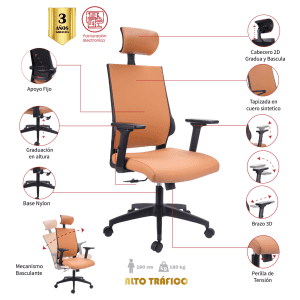 SILLA DE OFICINA SAN BERNARDO PRESIDENTE
