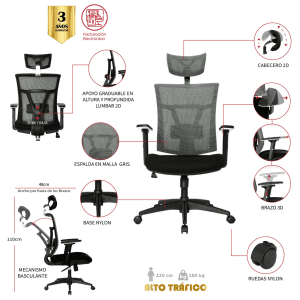 SILLA DE OFICINA SAN JOSE DEL GUAVIARE PRESIDENTE