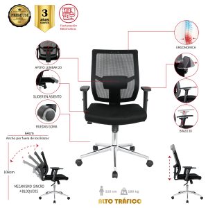 SILLA DE OFICINA EL GUACAMAYO GERENTE