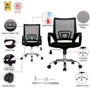 SILLA DE OFICINA EL ROBLE GERENTE
