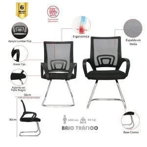 SILLA DE OFICINA TIBIRITA INTERLOCUTORA