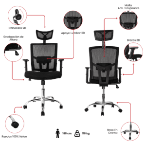 SILLA DE OFICINA SAN GIL PRESIDENTE