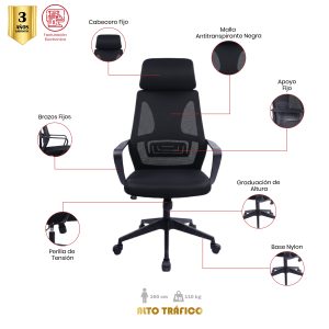 SILLA DE OFICINA EL TARRA PRESIDENTE