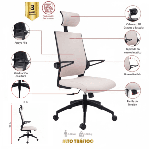 SILLA DE OFICINA METROPOLITANA PRESIDENTE