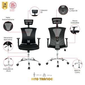 SILLA DE OFICINA VELEZ PRESIDENTE