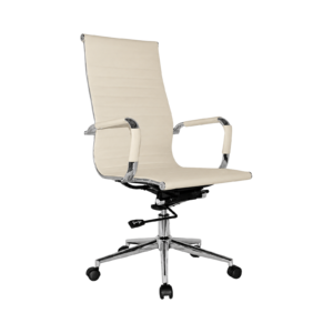 SILLA DE OFICINA LETICIA ALTA BLANCA GERENTE