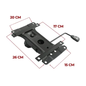 PARTES PARA SILLAS DE OFICINA MECANISMO BASCULANTE | 17 cm X 20 cm | DOS BLOQUEOS HUECOS