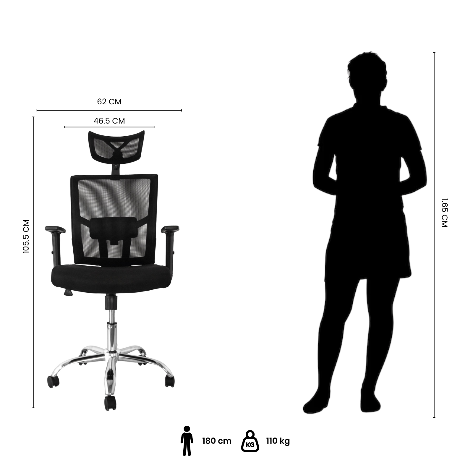SILLA DE OFICINA SAN GIL PRESIDENTE - Image 6
