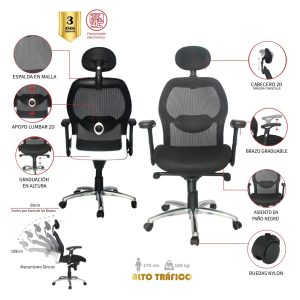 SILLA DE OFICINA BARRANCABERMEJA PRESIDENTE PREMIUM