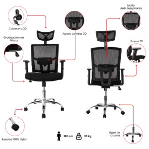 SILLA DE OFICINA SAN GIL PRESIDENTE