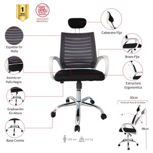 SILLA DE OFICINA MOGOTES PRESIDENTE