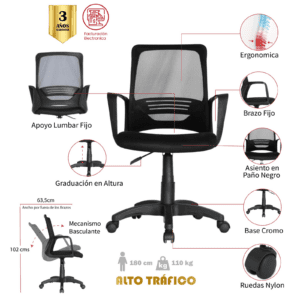 SILLA DE OFICINA TABIO GERENTE
