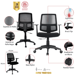 SILLA DE OFICINA GUAMAL GERENTE