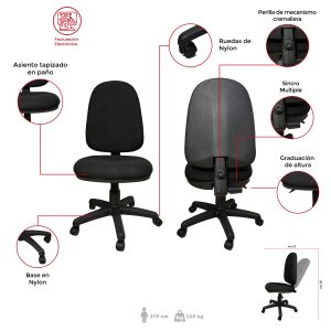 SILLA DE OFICINA OPERATIVA ANAPOIMA