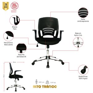 SILLA DE OFICINA FLORENCIA GERENTE