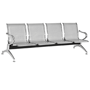 TANDEM ACERO Y CROMO CHITAGA CUATRO PUESTOS