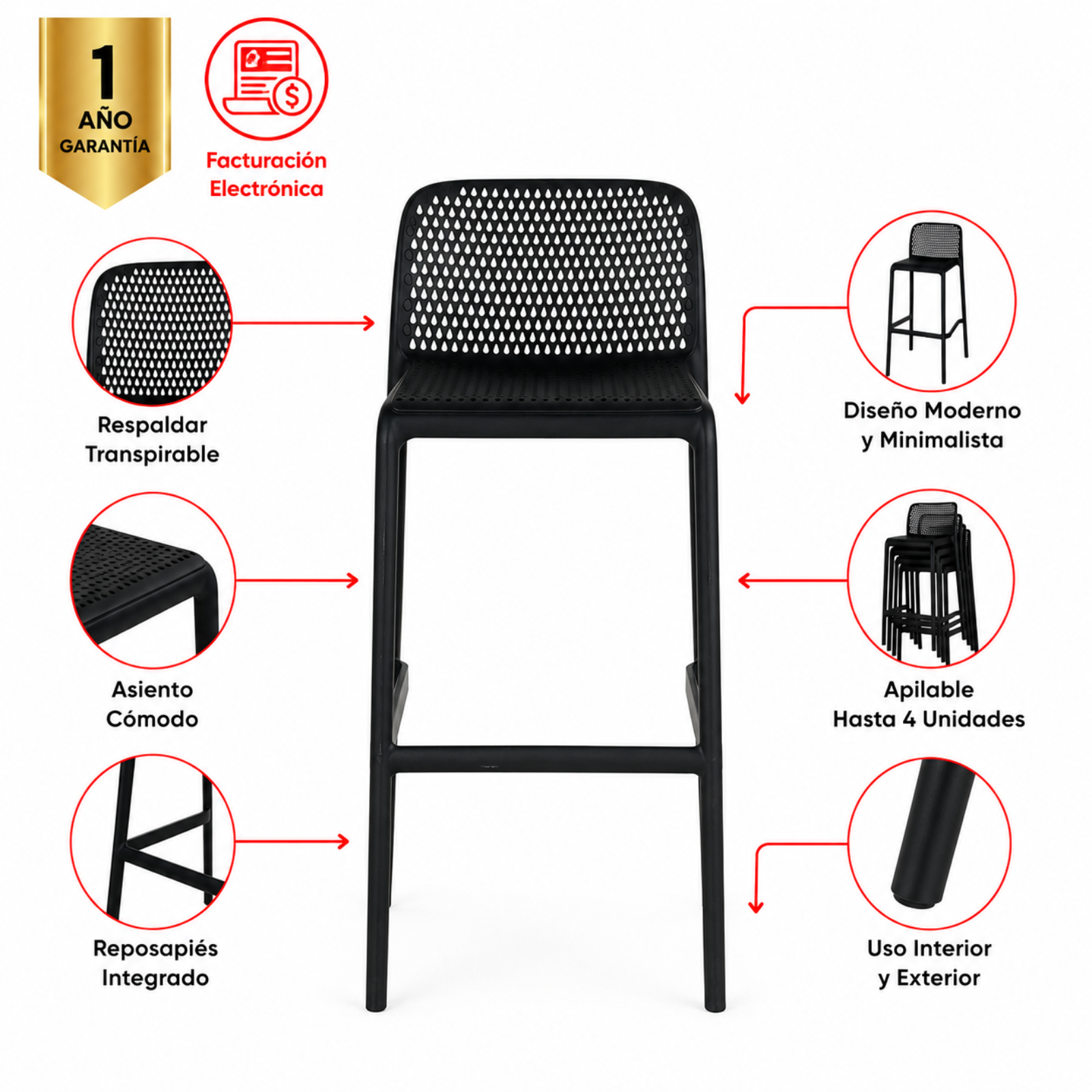 SILLA PARA BARRA AMAGA - Image 2