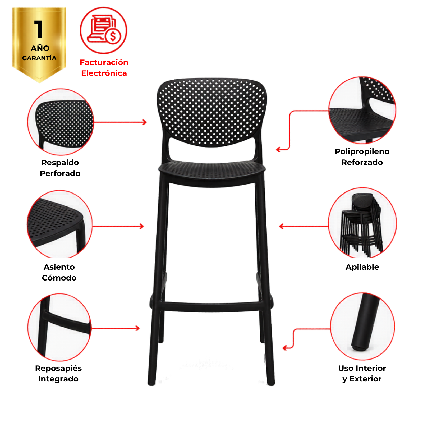 SILLA PARA BARRA MARINILLA - Image 2