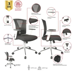 SILLA DE OFICINA LABATECA GERENTE