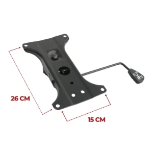 PARTES PARA SILLAS DE OFICINA MECANISMO BASCULANTE | 26 cm X 15 cm | DOS BLOQUEOS HUECOS