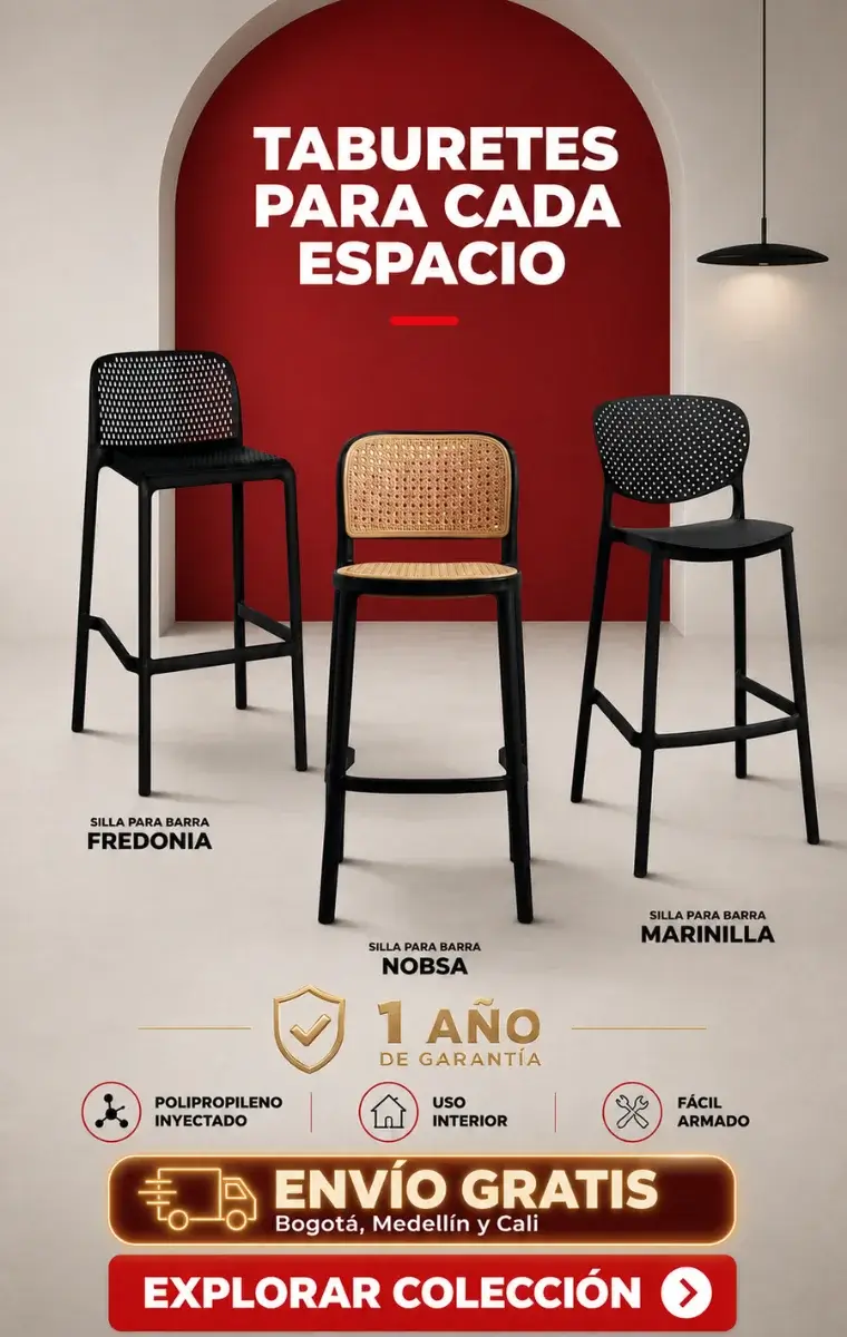 Taburetes para diferentes espacios