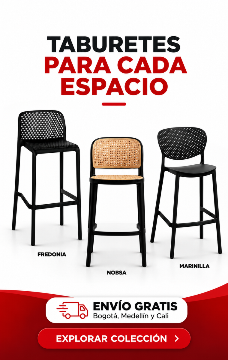 Taburetes para diferentes espacios