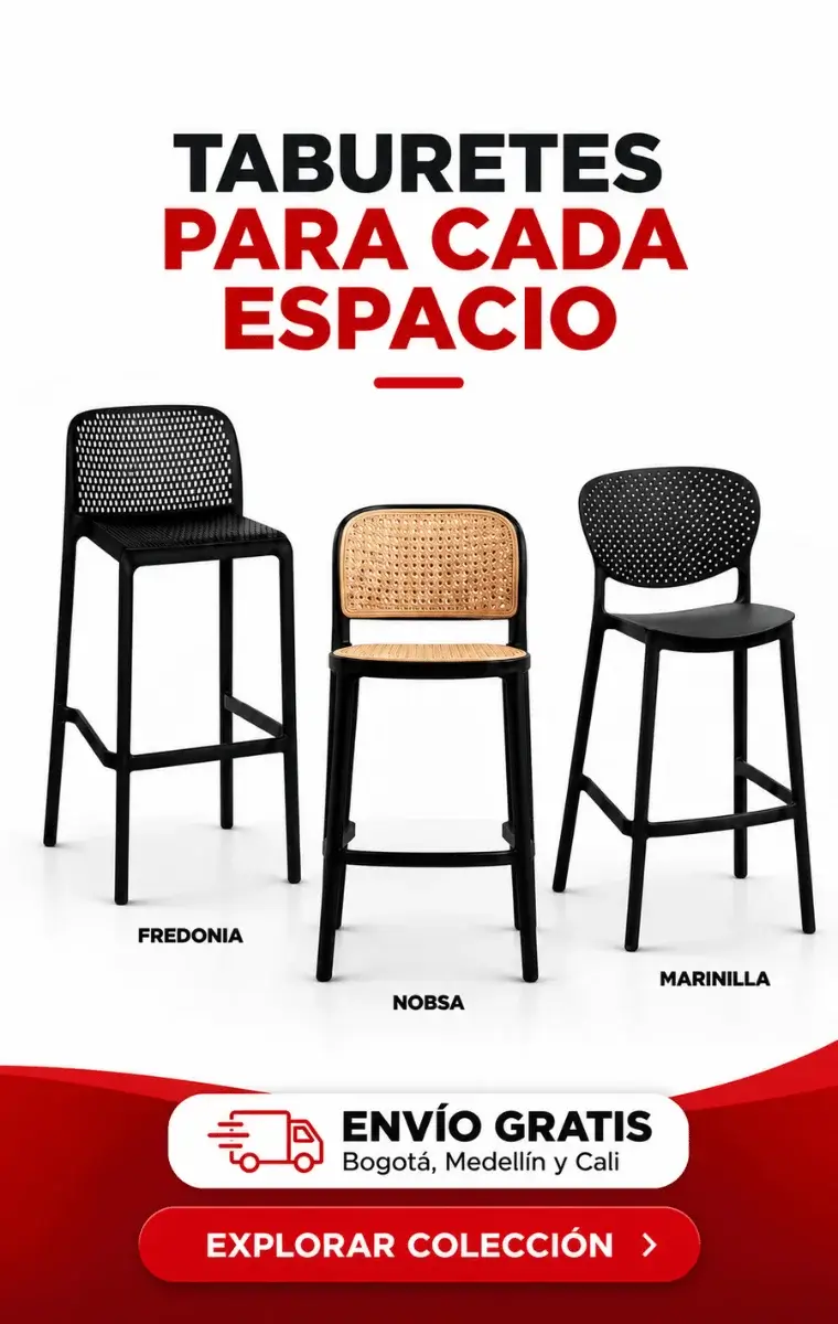 Taburetes para diferentes espacios