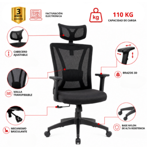 SILLA DE OFICINA SAN ONOFRE GERENTE