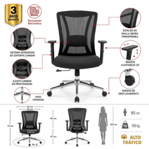 SILLA DE OFICINA SAN JOSE GERENTE