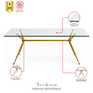 MESA DE CRISTAL ARBOLETES